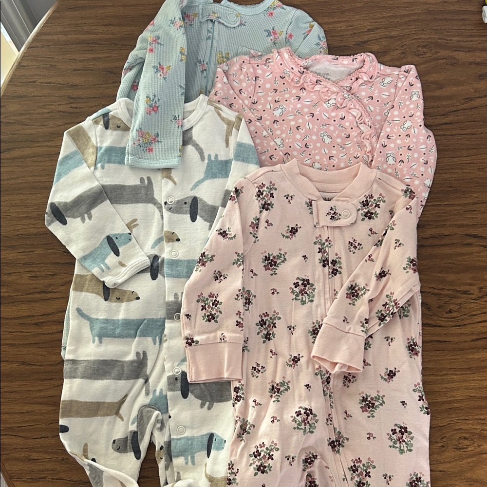 Bundle of footies pajamas